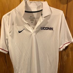 Large Nike Dri Fit UConn Golf Shirt
